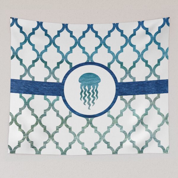 Item preview, Jellyfish: Tropical Water Moroccan Pattern designed and sold by Jared Davies.