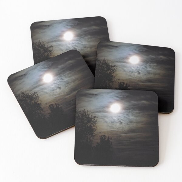 Item preview, Foggy Full Moon at Nighttime designed and sold by DragonCGallery.