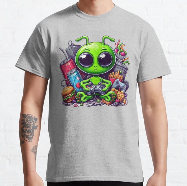 Item preview, Alien Gamer designed and sold by FineArtsPro.