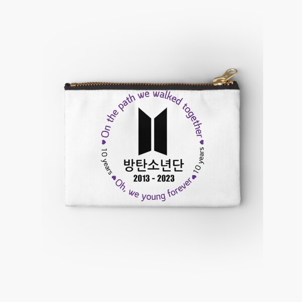Item preview, BTS 10th Anniversary Logo designed and sold by SipandStan.