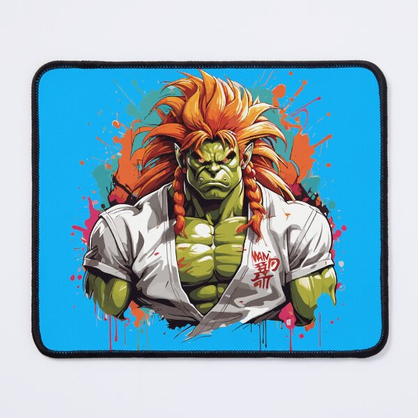Item preview, Vibrant Blanka Street Fighter Graffiti Art designed and sold by KuroeStudio.