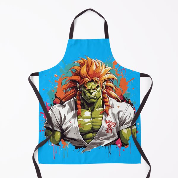 Aperçu de l'œuvre Art vibrant du graffiti Blanka Street Fighter créée et vendue par KuroeStudio.