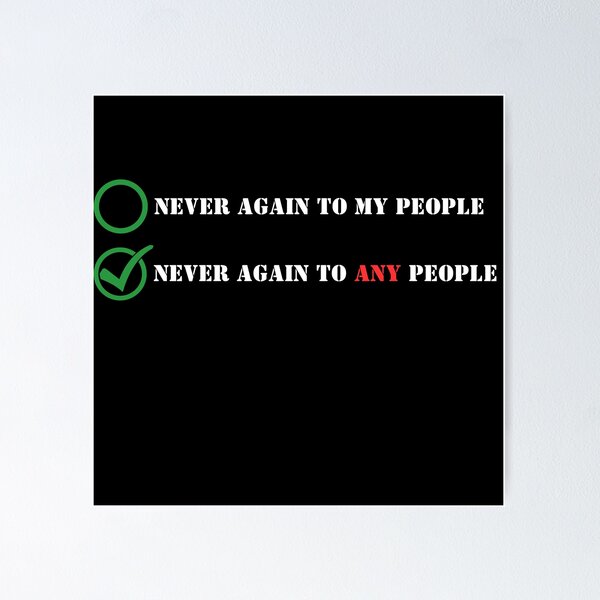 Item preview, Never Again to Any People - Jews for Free Palestine  designed and sold by EspyDesignCo.