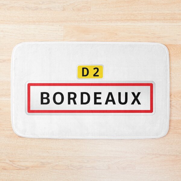 Item preview, Bordeaux & D2 French Road Sign designed and sold by travelwitheric.