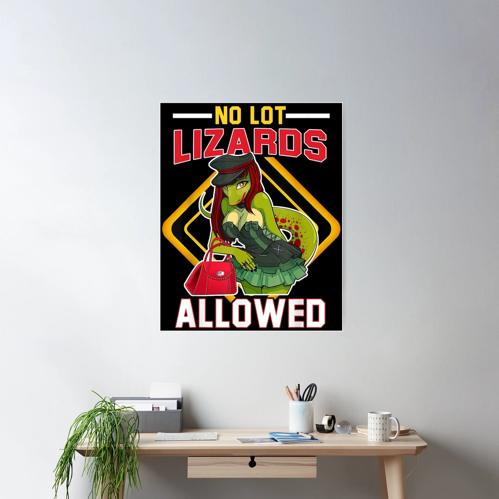 No Lot Lizards Allowed Funny Trucker