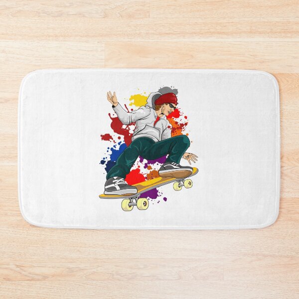 Item preview, Cool boy skate with board, skateboarding, cool boy designed and sold by quanlh.