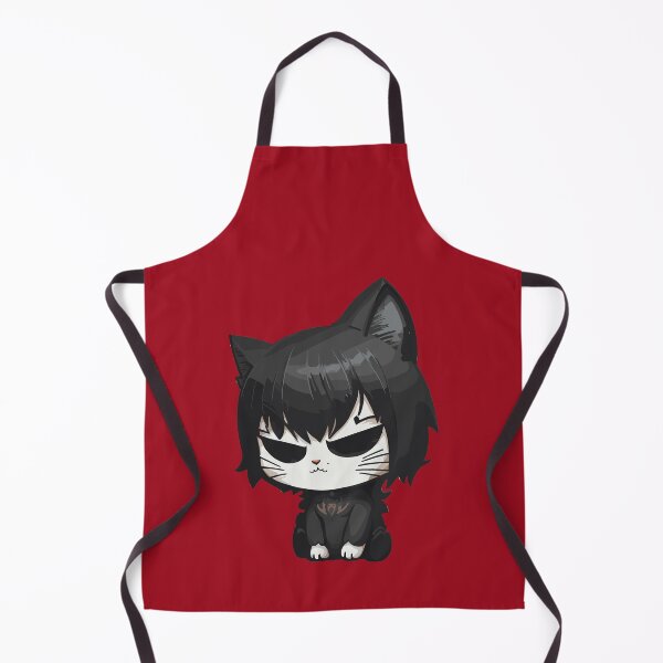 Item preview, Emo Cat Goth Black Kitten designed and sold by Peculiarts.