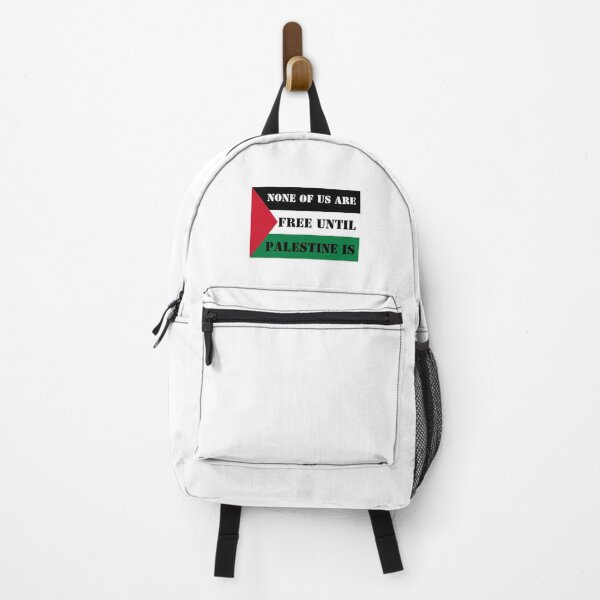 Item preview, None of us are free until Palestine is  - Free Palestine with Flag designed and sold by EspyDesignCo.