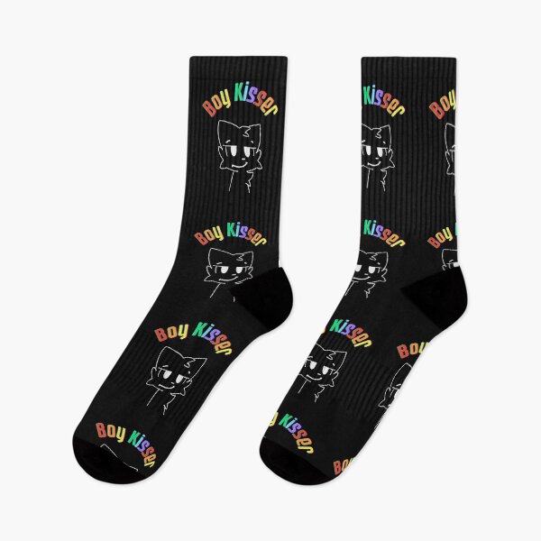 Item preview, Boy Kisser Silly Cat- Fun Gay Male Design- Dating designed and sold by DarlingsTees.