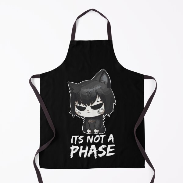 Item preview, Its Not a Phase Emo Cat Goth Black Kitten designed and sold by Peculiarts.