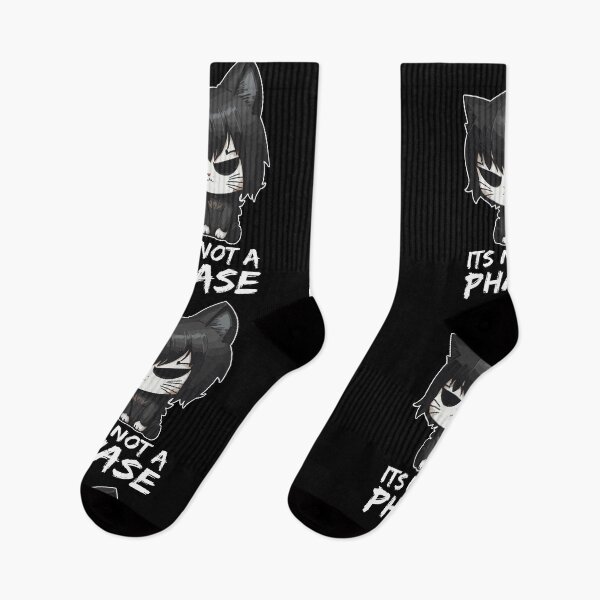 Item preview, Its Not a Phase Emo Cat Goth Black Kitten designed and sold by Peculiarts.