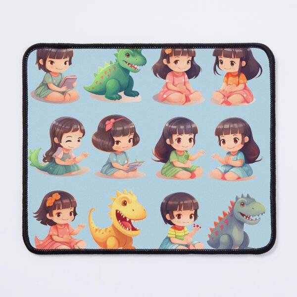 Item preview, T-shirth kids dinosaur, smiling, laughing and various simple poses  designed and sold by Nanthikan.