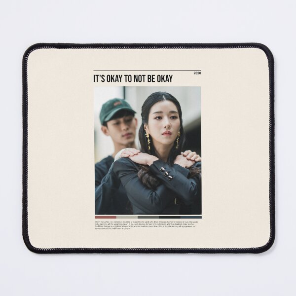 Artikelvorschau, Es ist in Ordnung, nicht in Ordnung zu sein, minimalistisches Kdrama (2020) entworfen und verkauft von PinkandP.