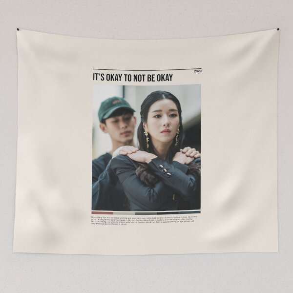 Item preview, It's Okay to Not Be Okay, Minimalist Kdrama (2020) designed and sold by PinkandP.