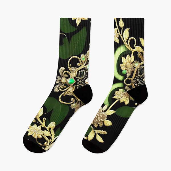 Item preview, Green & Black Jeweled Baroque designed and sold by DesignsByPrnces.