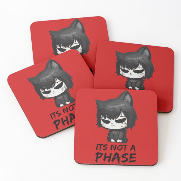 Item preview, Its Not a Phase Emo Cat Goth Black Kitten designed and sold by Peculiarts.