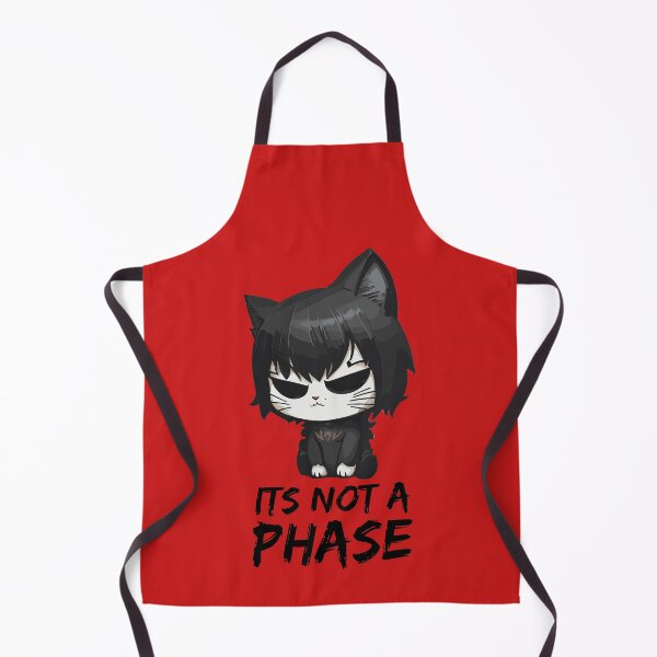 Item preview, Its Not a Phase Emo Cat Goth Black Kitten designed and sold by Peculiarts.