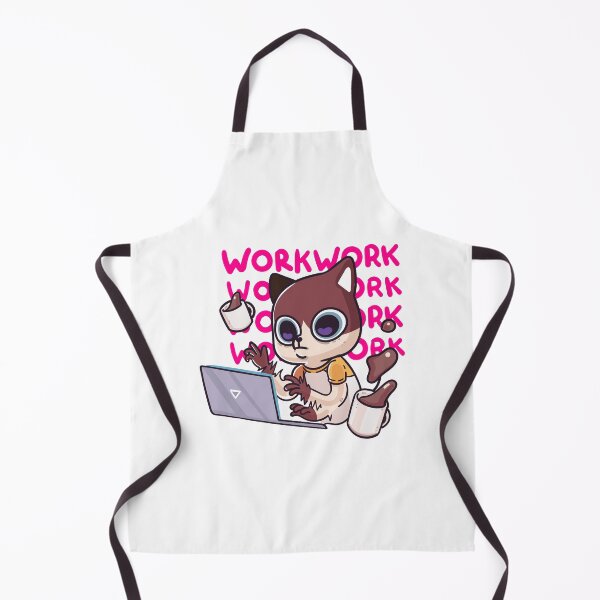 Item preview, cat character busy working, cat cartoon busy working, busy cat cartoon in work designed and sold by GreyStanzione1.