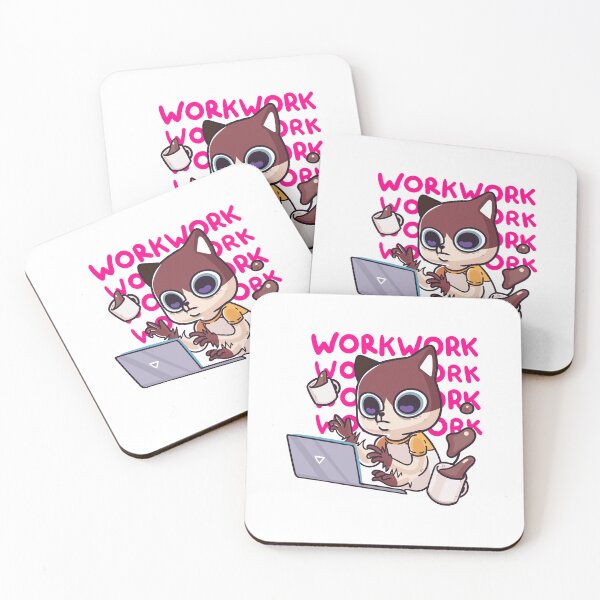 Item preview, cat character busy working, cat cartoon busy working, busy cat cartoon in work designed and sold by GreyStanzione1.