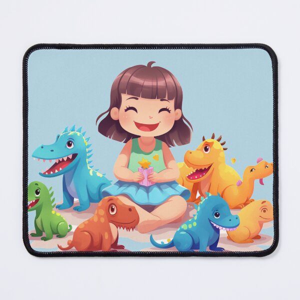 Item preview, T-shirth kids  dinosaur, smiling, laughing and various simple poses  designed and sold by Nanthikan.