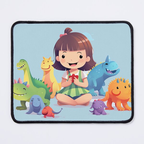 Item preview, T-shirth kids  dinosaur, smiling, laughing and various simple poses  designed and sold by Nanthikan.