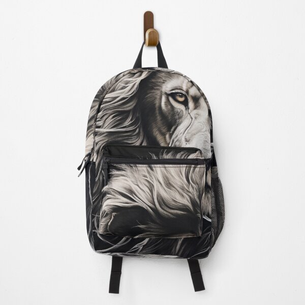 Item preview, gray scale pencil sketch of a lion designed and sold by dcrc.