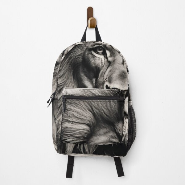 Item preview, gray scale pencil sketch of a lion designed and sold by dcrc.