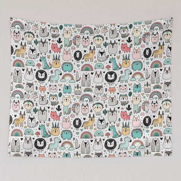 Item preview, Fantasy Wild Life Pattern designed and sold by Drextor.