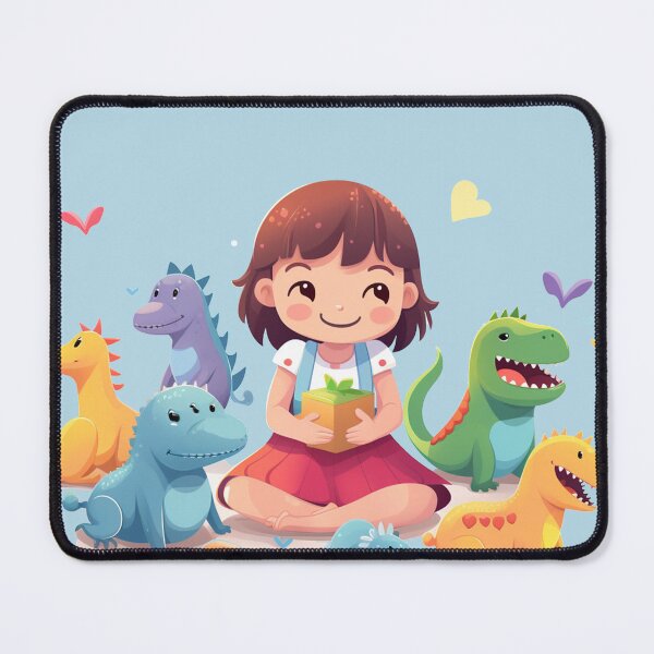 Item preview, T-shirth kids  dinosaur, smiling, laughing and various simple poses  designed and sold by Nanthikan.