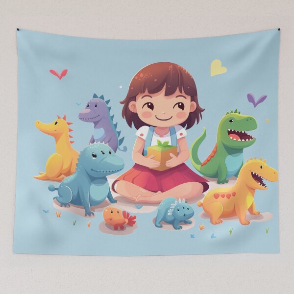 Item preview, T-shirth kids  dinosaur, smiling, laughing and various simple poses  designed and sold by Nanthikan.