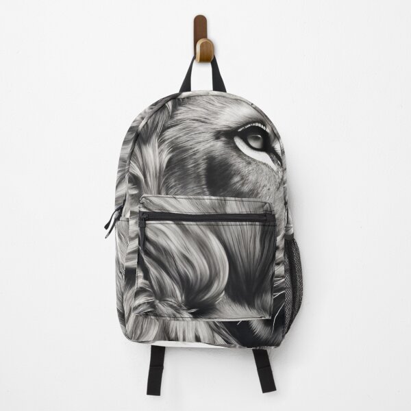 Item preview, gray scale pencil sketch of a lion designed and sold by dcrc.