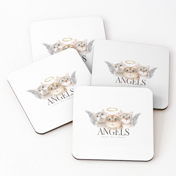 Item preview, angel cats, cat angles, angel cats with quotes designed and sold by GreyStanzione1.