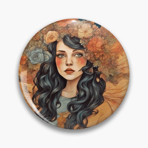 Item preview, Mia - Autumn Abstract Fairy designed and sold by FaerieFusion.