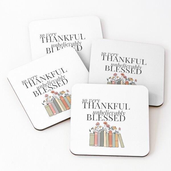 Item preview, So very thankful unbelievably blessed floral books designed and sold by Ameliafavs.