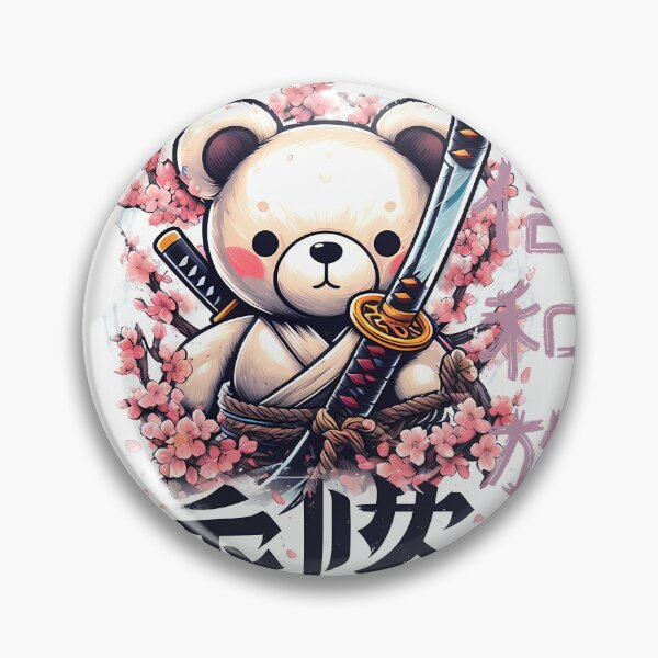 Item preview, cute japanese teddy bear sakura tree japanese letters designed and sold by IAPICTURE.