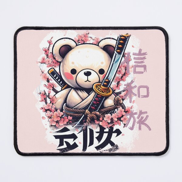 Item preview, cute japanese teddy bear sakura tree japanese letters designed and sold by IAPICTURE.