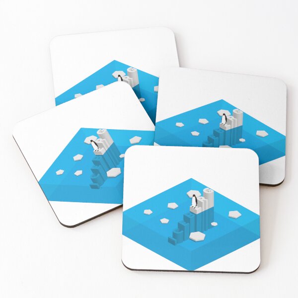 Item preview, Penguin on a melting iceberg. text ICEBERG designed and sold by kongkorakrich.