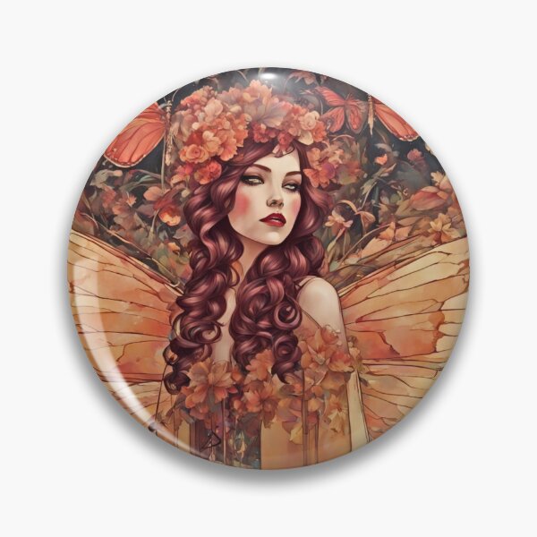 Item preview, Willow - Autumn Abstract Fairy designed and sold by FaerieFusion.
