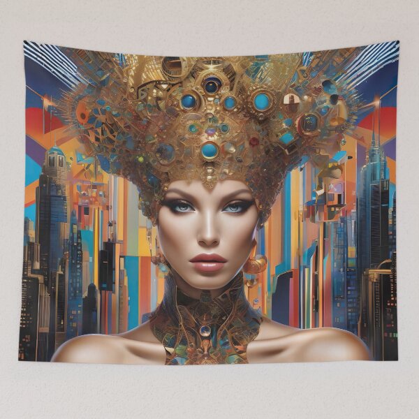 Item preview, Cyber Celestial Avatar designed and sold by Aaron Gibson.