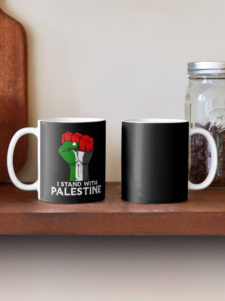 Free Palestine The Palestinian Flag Free Gaza Coffee Mug Men Women  Travelers