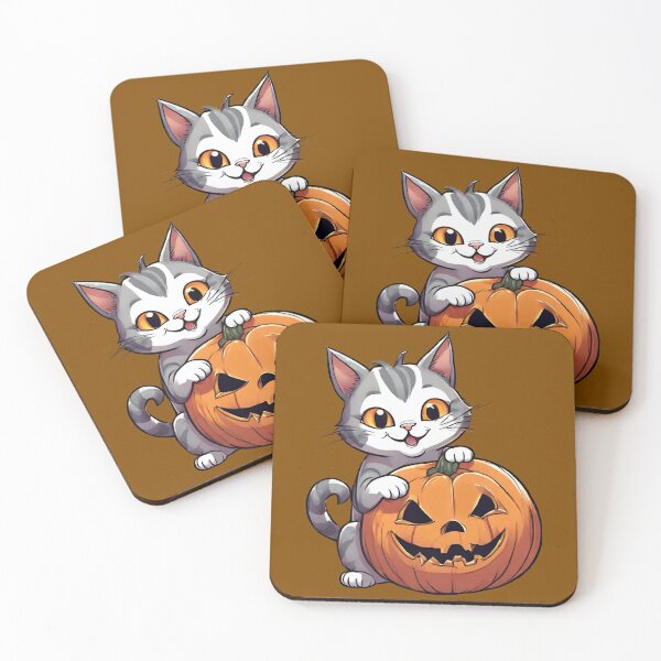 Item preview, Cute Cat and Pumpkin designed and sold by Ethan Armstrong.