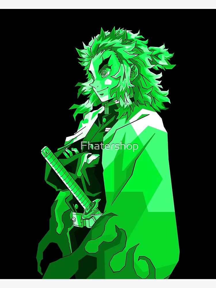 Rengoku Kyojuro Poster for Sale by Fhatershop