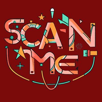 Artwork thumbnail, scan me classic t shirt by zubiaqureshi