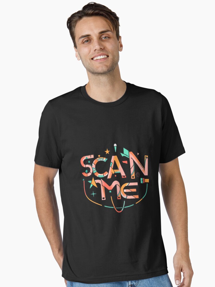 Thumbnail 2 of 7, Essential T-Shirt, scan me classic t shirt designed and sold by zubiaqureshi.