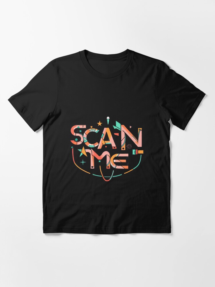 Thumbnail 3 of 7, Essential T-Shirt, scan me classic t shirt designed and sold by zubiaqureshi.
