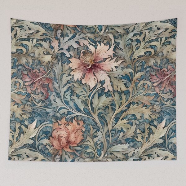 Item preview, William Morris Winter Florals Timeless Elegance designed and sold by Tamas Das.