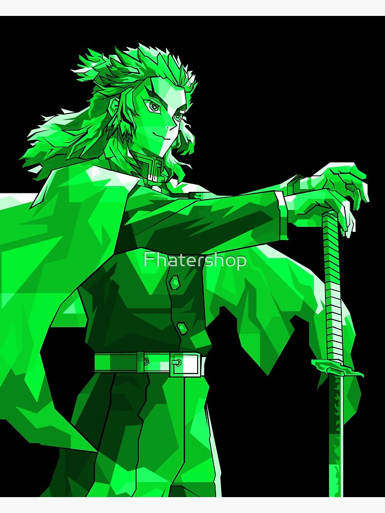 Rengoku Kyojuro Poster for Sale by Fhatershop