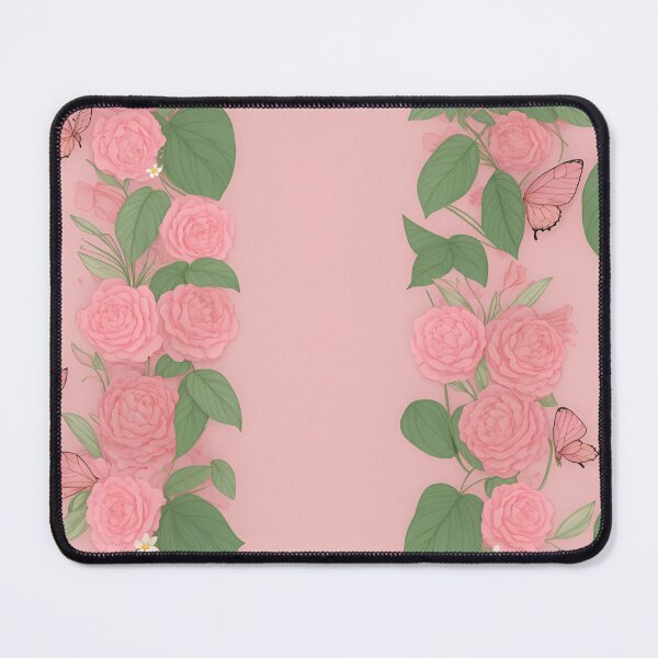 Item preview, Pink roses and butterflies Design designed and sold by Carlos Gudino.