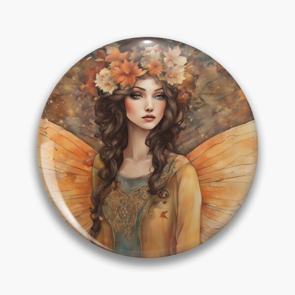 Item preview, Astrid - Autumn Abstract Fairy designed and sold by FaerieFusion.
