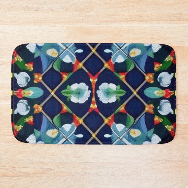 Item preview, Fancy navy blue abstract pattern  designed and sold by Roxburylane.